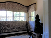 Top-down bottom-up roman shade by Drapery Solutions.